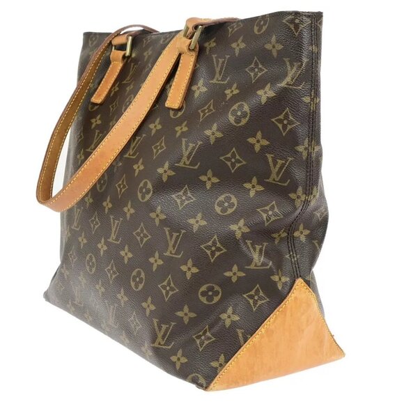 AUTHENTICITY GUARANTEED LOUIS VUITTON Cabas Mezzo Shoulder Bag Monogram - Picture 2 of 16